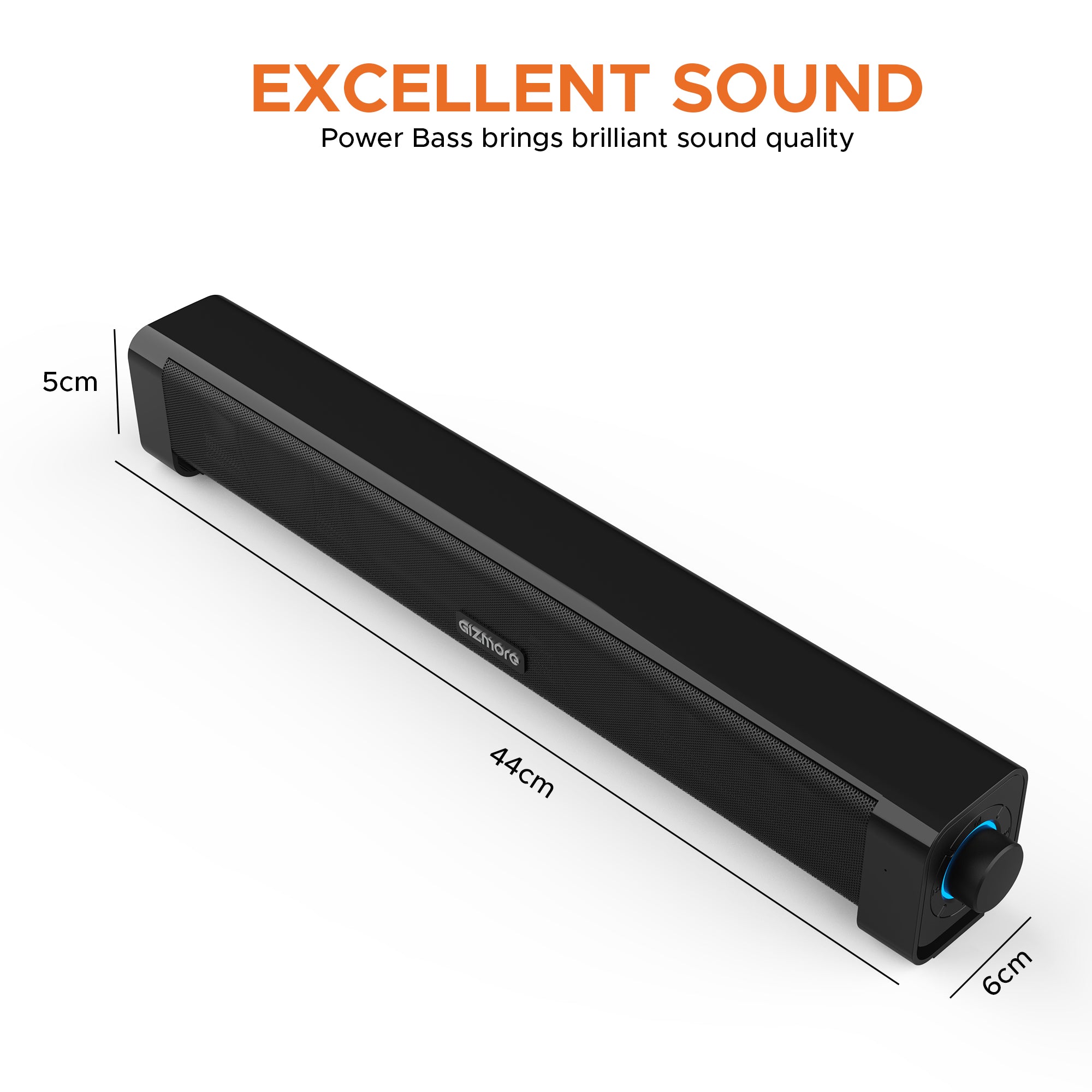 GIZMORE BAR1000 10 W Portable Bluetooth Soundbar