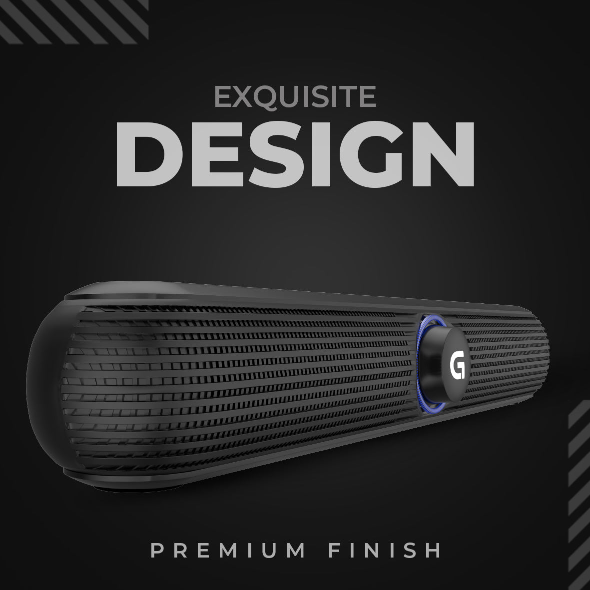 GIZMORE 1000 Pro Wireless Bluetooth Soundbar Speaker, 4Hr Playtime, in-Built Mic & Extra Bass with USB, AUX, SD Card Connectivity and TWS Function