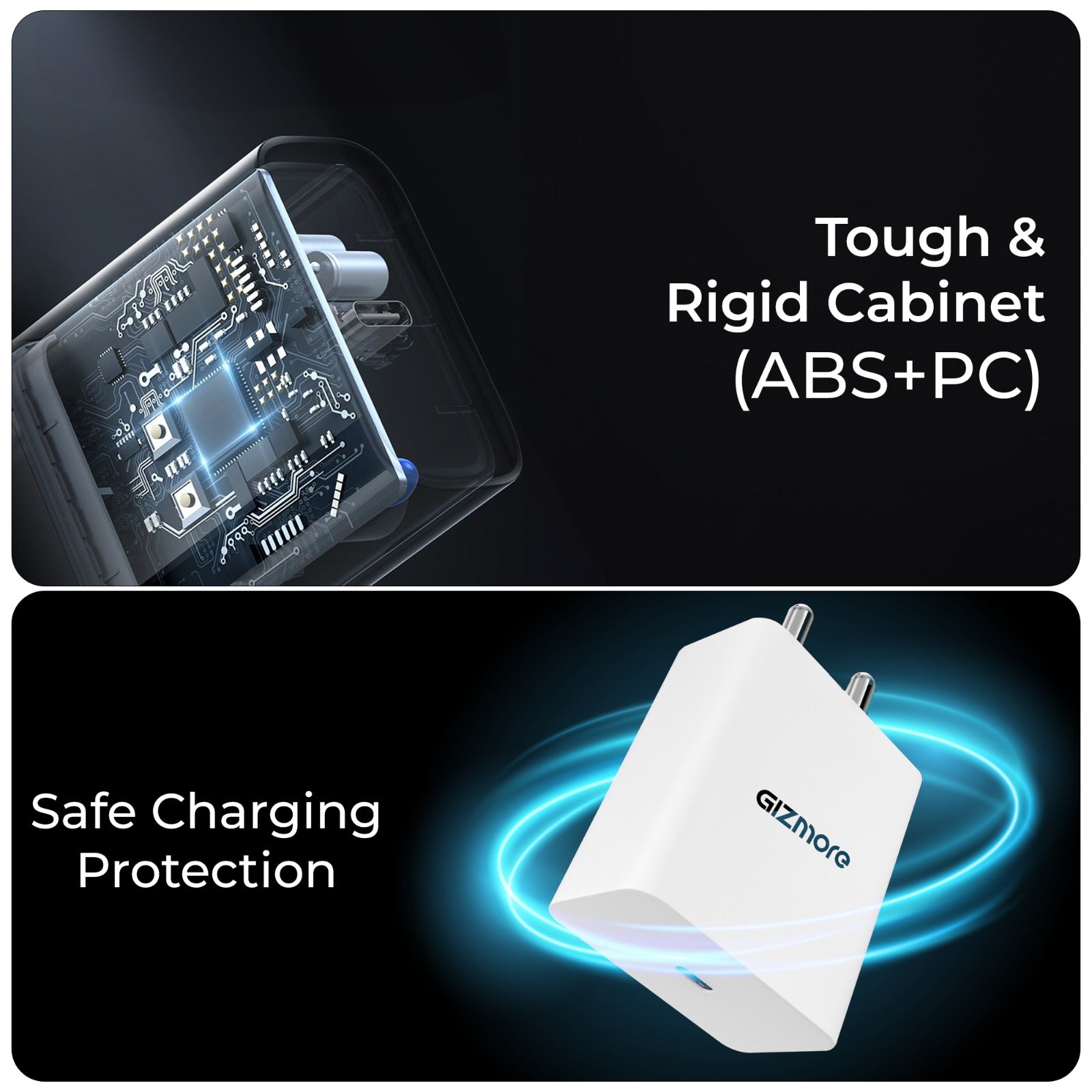 GIZMORE PA625SN 25W PD/PPS Type-C Super-Fast Charger Adapter