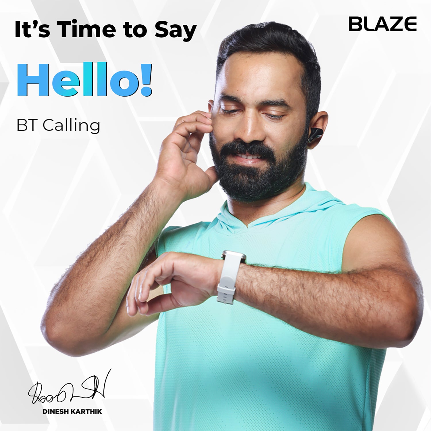 Gizmore Blaze BT Calling 4.29 Cm (1.69) IPS Curved Display With 500 Nits Brightness Smartwatch